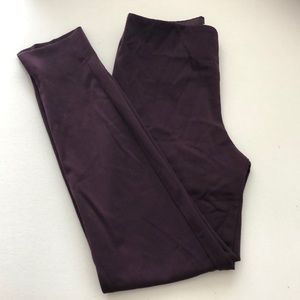 Burgundy full length slacks